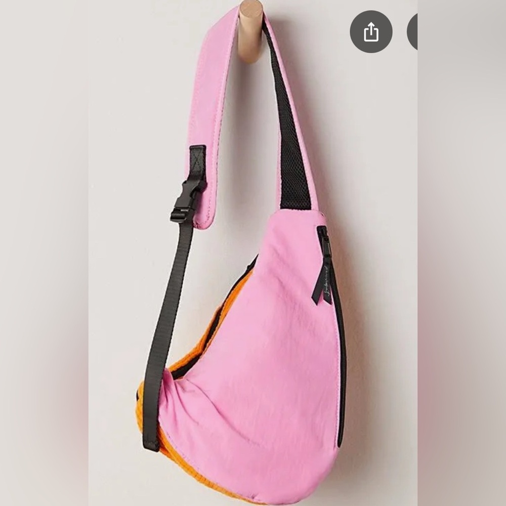 Free People FP Movement Cold Shoulder Sling Bag, NWT - Picture 2 of 4